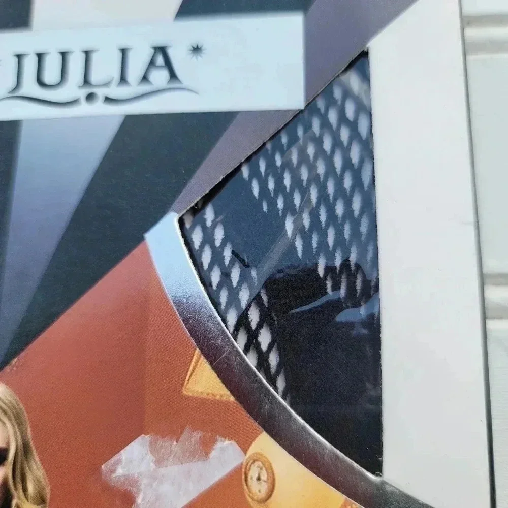NWT Great Valentine's Gifts! Sexy Lace Julia Pantyhose Black One Sz 8860